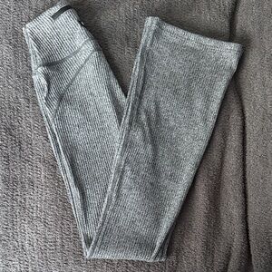 ECHT Charcoal Ribbed Flare Leggings